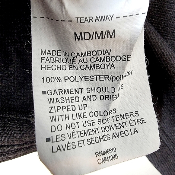 Under Armour men's m athletic performance gray heathered long sleeve zip jacket - Picture 14 of 16